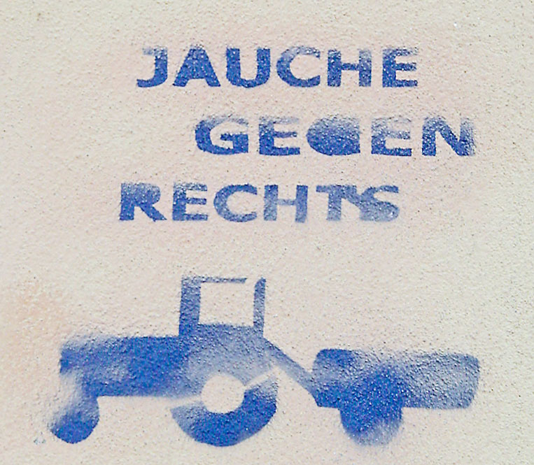 Jauche gegen Rechts...